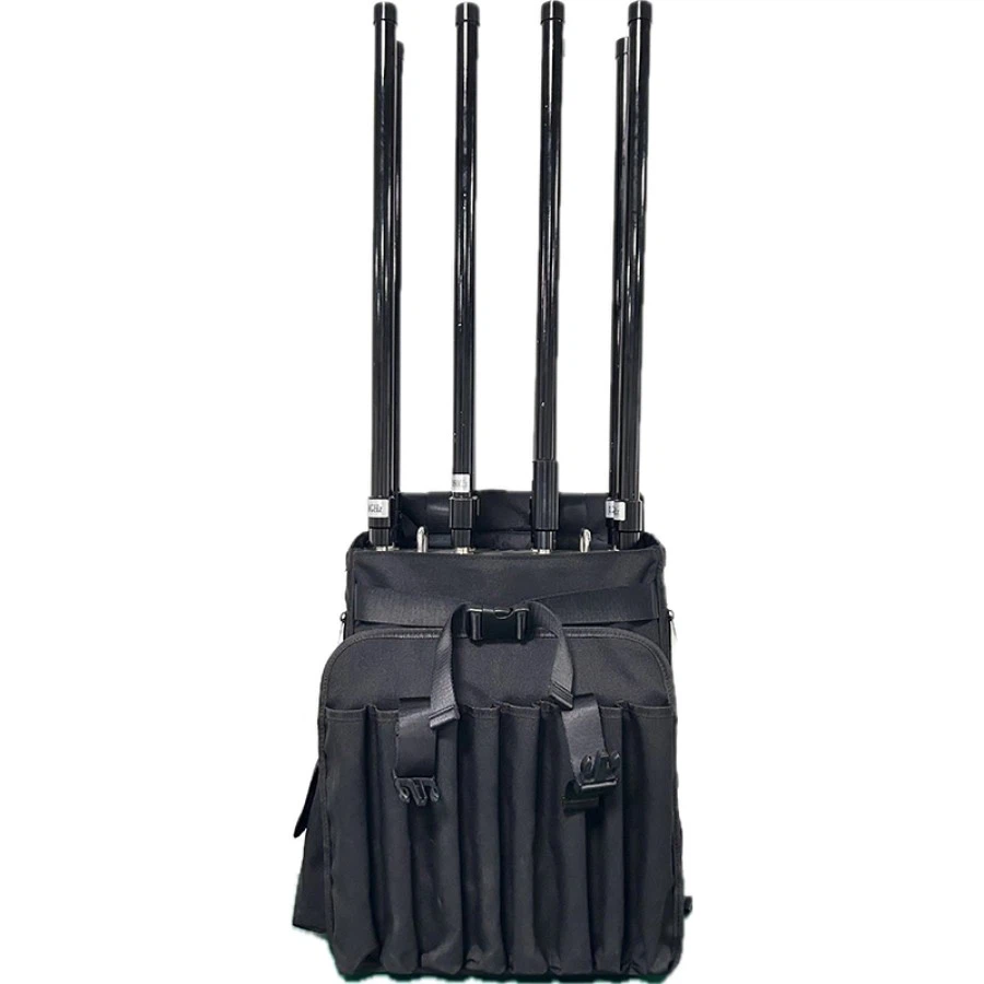 Rugged Outdoor Manpack Drone Jammer For Harsh Environment Security Protection suppliers